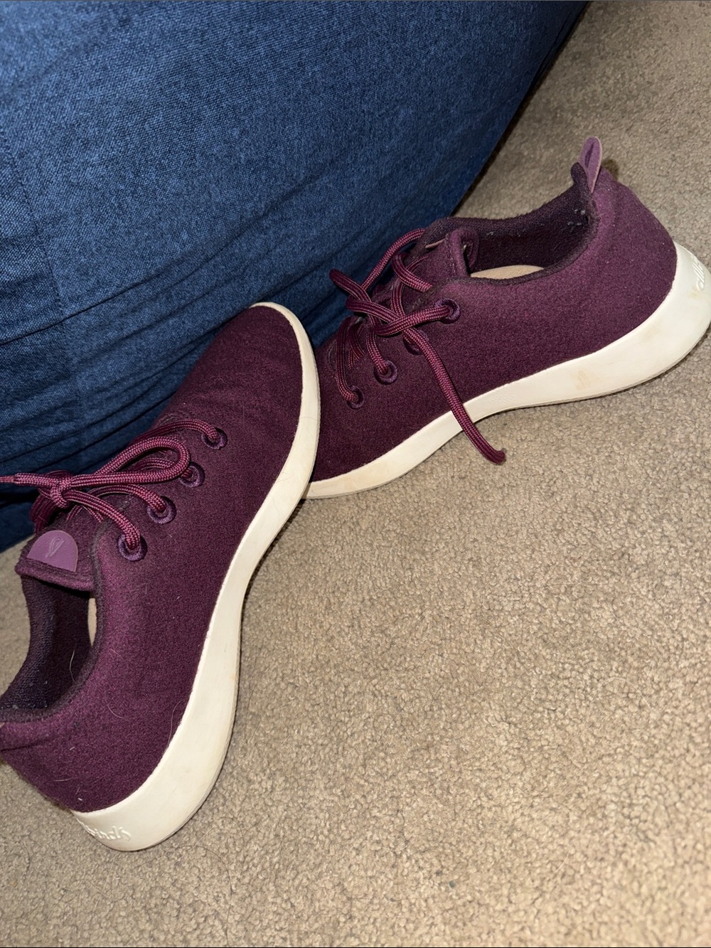 allbirds Women’s Plum Lace-Up Wool Sneakers